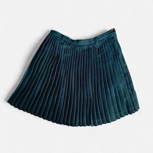 Esprit navy blue Pleated schoolgirl Mini Skirt S